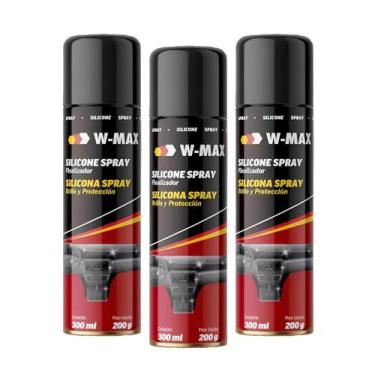 Imagem de Kit 3 Silicones Lubrificantes Spray 300ml/200g 893221311 w-Max