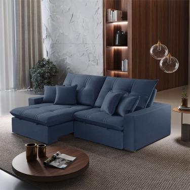 Imagem de Sofa Retratil e Reclinavel Imperio 210cm Braco 25cm Meu Sofa Online
