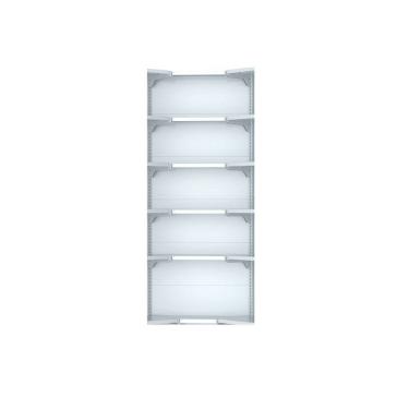 Imagem de Kit 12 Bandejas Canto 202 FIT Farmacia 30/25 Branco Pe Branc