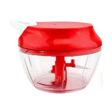 Imagem de Processador Manual Alimentos 500 Ml Plastico, Misturador e Lamina Aco 