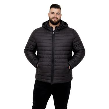 Imagem de Jaqueta Bobojaco Masculina Capuz Removível Plus Size Tamanho:G3Cor:Pre