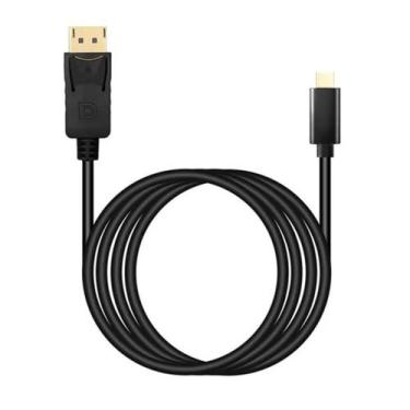 Imagem de Cabo conversor usb tipo-c para displayport 1.8m f3 jc-tyc-dp1.8