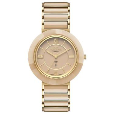 Imagem de Relógio Technos Feminino Cerâmica Dourado - 2015BV/1X