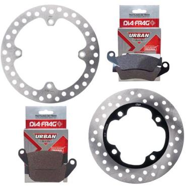Imagem de Discos De Freio Xre 300 Abs 2019 A 2023 + Pastilhas - GP7 / DIAFRAG