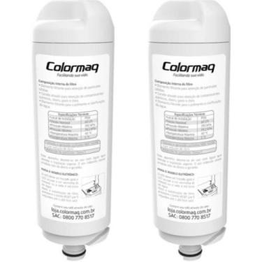 Imagem de Kit 2 Filtro Refil para Purificador de água Colormaq Acqua - Original.