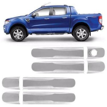Imagem de Aplique cromado macaneta ranger 13/...- 4 portas - SHEKPARTS
