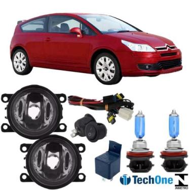 Imagem de Kit Farol Auxiliar CITROEN C4 VTR 2007 a 2013 e Super Branca - BIBAS
