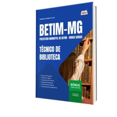 Imagem de Apostila Prefeitura de Betim - MG - Técnico de Biblioteca - Apostilas 