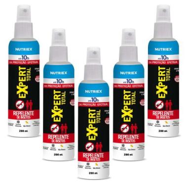 Imagem de Kit 5 Spray Repelente De Insetos Expert Total Family Nutriex
