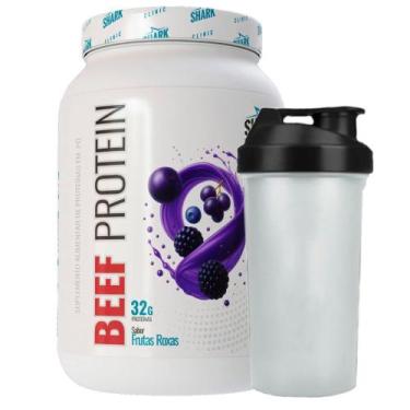 Imagem de Beef Protein Frutas Roxas 900g Coqueteleira - Shark Pro - SharkPro