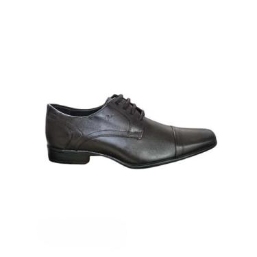 Imagem de Kit sapato social rafarillo masculino em couro 34063-101tk, Cafe, 42