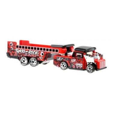 Imagem de Hot wheels caminhão track fleet haulin class - mattel jcm68/hyt56