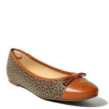 Imagem de Sapatilha Feminina Capodarte Monograma Casual 4019025, Camel monograma