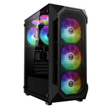 Imagem de Gabinete Gamer Gamdias Aura GC1 Elite ARGB 4 Fans S/fonte Mid Tower Vi