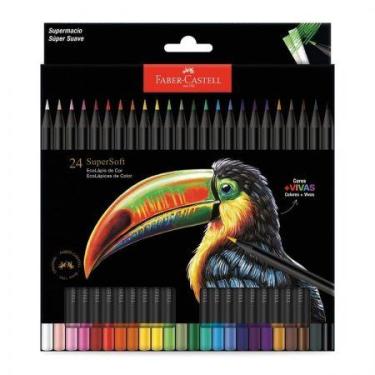 Imagem de Lápis de cor SuperSoft 24 cores 210724 - Faber-Castell