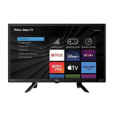Imagem de TV Smart Wifi Philco 24 Polegadas Tecnologia Roku, HDMI Bivolt, 24"