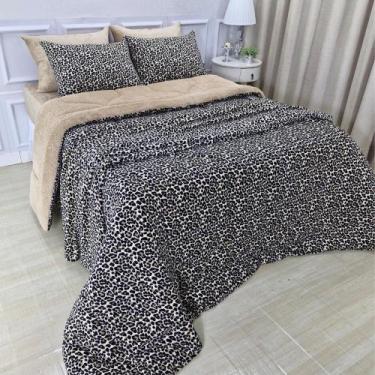 Imagem de Coberdrom Sherpa Estampado Pele de Ovelha Super Macio Antialérgico - C