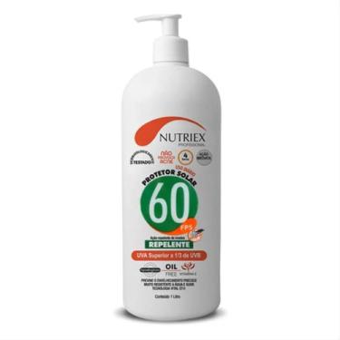 Imagem de Protetor Solar Fps 60 Corporal Com Repelente Nutriex 1L