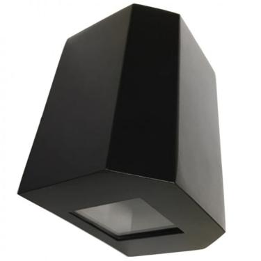 Imagem de Arandela Kasse Facho Duplo Design Sextavado Preto Fosco Metaldomado 120CM