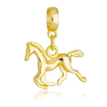 Imagem de Berloque Cavalo Banhado a Ouro 18k - Work Semijoias