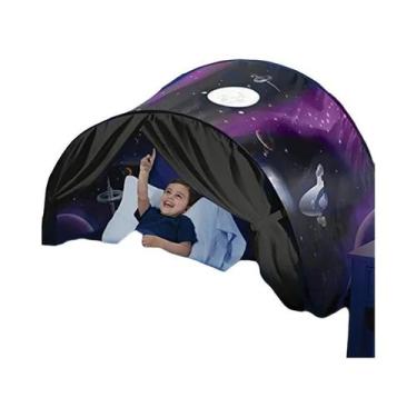 Imagem de Tenda De Sonho Infantil Dobrável Com Luz, Bolso De Armazenamento, Cama