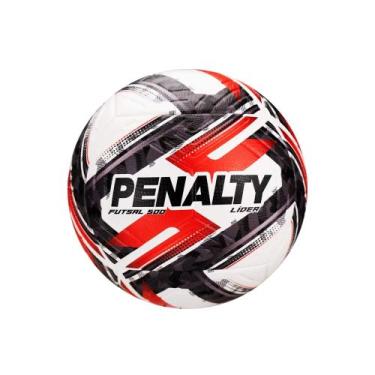 Imagem de Bola de Futsal Lider XXVI Branca e Vermelha Penalty - 5214461160-U