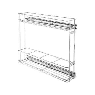 Imagem de Porta Tempero Lateral Cromado 1206 com corrediça Galvanizada 115x420x4