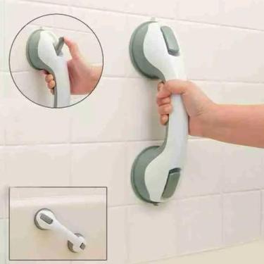 Imagem de Barra de Apoio Portatil com Ventosa Para Idosos Deficientes Banheiro -