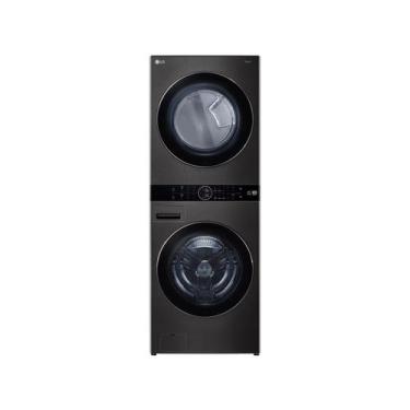 Imagem de Lavadora e Secadora Elétrica Smart LG WashTower 17kg Aço Escovado Pret