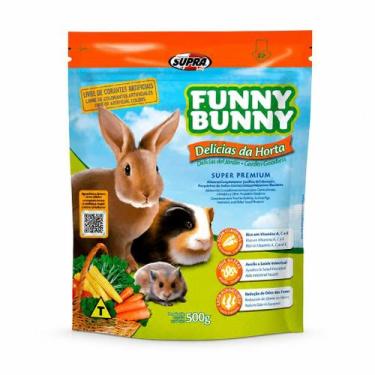 Imagem de Funny Bunny Delícias da Horta 500g Ração para Coelhos Hamsters e Peque