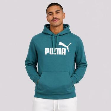 Imagem de Moletom Puma Ess No.1 Logo Hoodie Verde, G