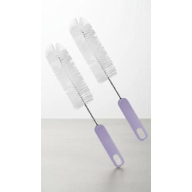 Imagem de Kit 2 Escovas Nylon Longas Para Garrafas E Mamadeiras - Congratulation