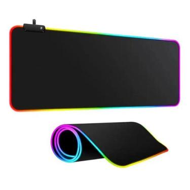 Imagem de Mouse Pad Gamer 90x40cm LED RGB Antiderrapante - Generico