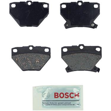 Imagem de BOSCH BE823 Conjunto de pastilhas de freio a disco de cerâmica azul - compatível com Pontiac Vibe; Toyota Celica, Corolla, Matrix; TRASEIRA