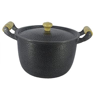 Imagem de Caldeirão Aluminio Preto Para Feijão 18 cm 2,2 Litros