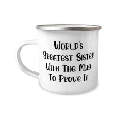 Imagem de Caneca World's Greatest Sister With The Mug To Prove It Sister 355 ml, presente para irmã
