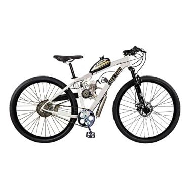 Imagem de Bicicleta Motorizada Aro 29 Kit Motor 80cc 2 Tempos (Branco)
