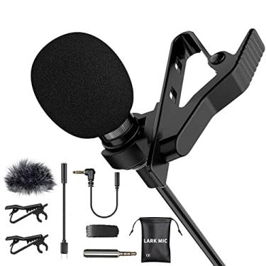 Imagem de LARK Premium Lapel Condenser Microfone de Gravação Portátil para IPhone Camera Gaming PC Android para Vídeo Podcast Entrevista Youtube