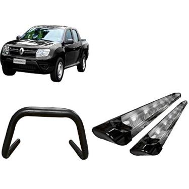 Imagem de Kit quebra mato s/barra+estribo preto brilhante para OROCH