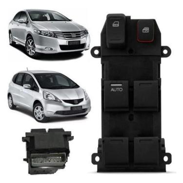 Imagem de Interruptor Vidro Eletrico Honda New Fit E New City 09/15