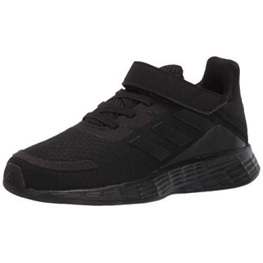 Imagem de Tênis de corrida infantil Adidas Duramo Sl, Black/Glory Grey, 12.5K