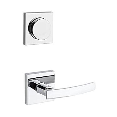 Imagem de Kwikset 968SYLSQT-26 Sydney Square interior manequim acabamento cromado brilhante