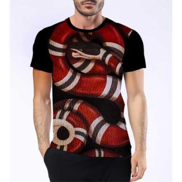 Imagem de Camisa Camiseta Cobra Coral Verdadeira Serpente Venenosa 6 - Dias No E