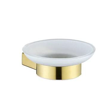 Imagem de Suporte de plataforma de telefone de papel dourado escovado porta-toalhas prateleira saboneteira copo de escova de dentes suporte de escova de banheiro acessórios de banheiro, saboneteira