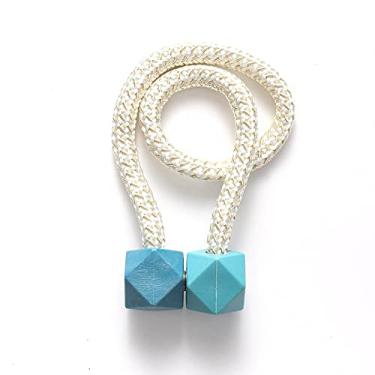 Imagem de Simples, sem perfuração e sem instalação, cortina de duas cores, fivela magnética, fivela de cortina, fivela de cortina, tiebacks, T5,1 Pcs