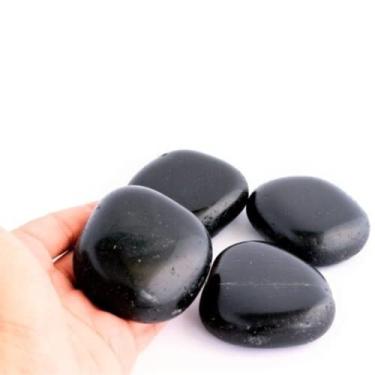 Imagem de Segredos da Terra Cristais Ltda Kit Pedras Quentes Vulcânicas Para Massagem 12 Unidades