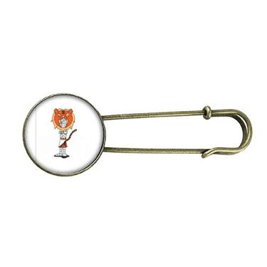 Imagem de Egito múmia chapéu tigre Hórus retrô metal broche broche broche clipe jóias