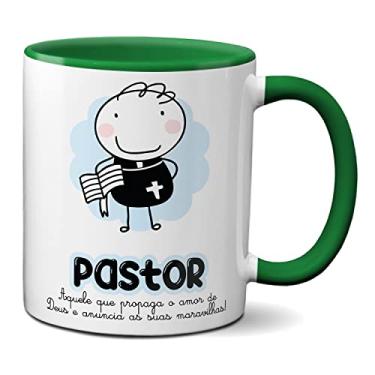 Imagem de Caneca Pastor Propaga O Amor De Deus Anunciando Maravilhas (Verde)