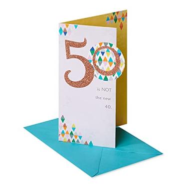 Imagem de American Greetings Cartão de aniversário de 50 anos (muito melhor)