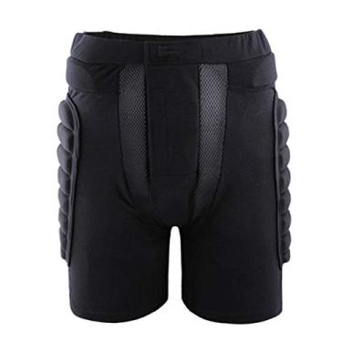 Imagem de Short Acolchoado Bermuda De Esqui Curta Calça Curta De Hóquei Shorts Acolchoados Protetor De Quadril Curto Calça De Skate Calça Curta Acolchoada Esportes Calças Filho
